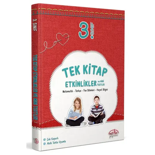 Editör 3. Sınıf Tek Kitap Etkinlikler ve Mini Testler