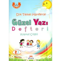 Güneş 2.Sınıf Dik Temel Harflerle Güzel Yazı Defteri Kılavuz Çizgili