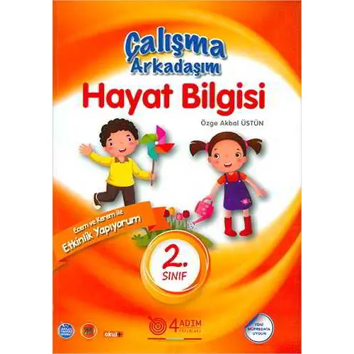 2. Sınıf Hayat Bilgisi Çalışma Arkadaşım - Kolektif - 4 Adım Yayınları