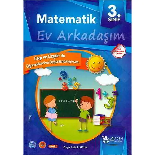 3. Sınıf Matematik Ev Arkadaşım - Özge Akbal Üstün - 4 Adım Yayınları