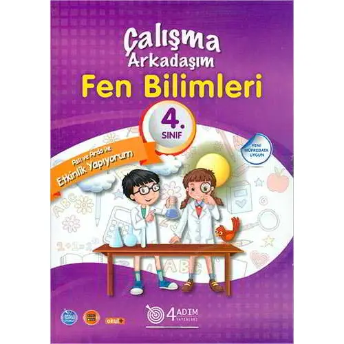 4 Adım 4.Sınıf Fen Bilimleri Çalışma Arkadaşım