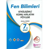 7. Sınıf Fen Bilimleri Etkileşimli Konu Anlatım Föyleri - Gülcihan Denizli - 4 Adım Yayınları