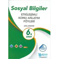 6. Sınıf Sosyal Bilgiler Etkileşimli Konu Anlatım Föyleri - Şefika Arıdemir - 4 Adım Yayınları