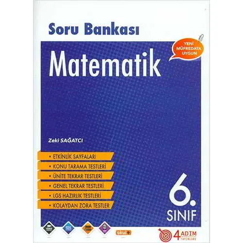 4 Adım 6.Sınıf Matematik Soru Bankası