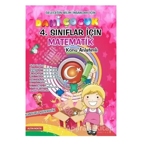 4. Sınıf Dahi Çocuk Matematik Konu Anlatımlı - Kolektif - Kitapana Yayınevi