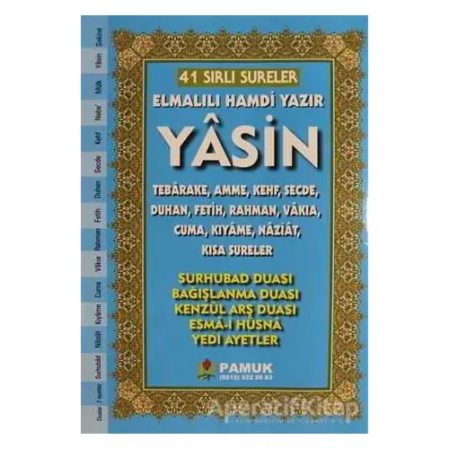 41 Sırlı Sureler Yasin (Kod: 206) - Elmalılı Muhammed Hamdi Yazır - Pamuk Yayıncılık