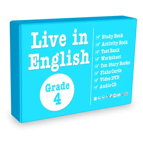 4.Sınıf İngilizce Öğrenme Seti Live in English