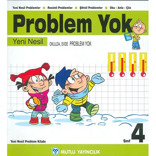 4.Sınıf Problem Yok Yeni Nesil Problem Kitabı Mutlu Yayıncılık