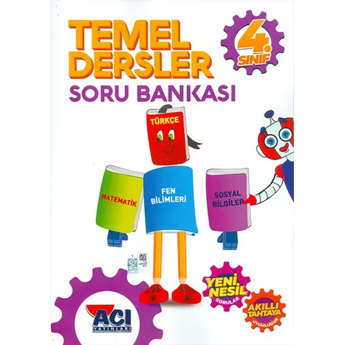 4.Sınıf Temel Dersler Soru Bankası Açı Yayınları