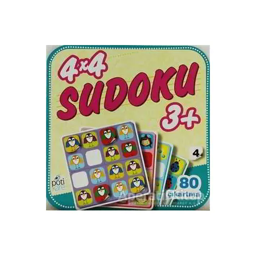 4x4 Sudoku 4 - Kolektif - Pötikare Yayıncılık