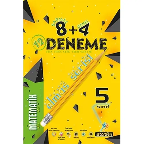 5. Sınıf Matematik 12 Deneme Elmas Serisi Startfen Yayınları