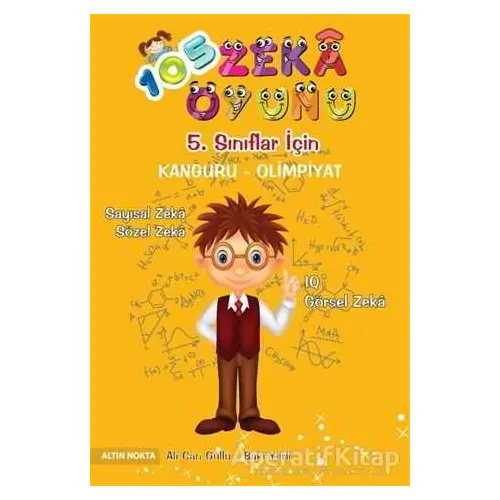 5. Sınıflar İçin 105 Zeka Oyunu Kanguru - Olimpiyat Kitabı