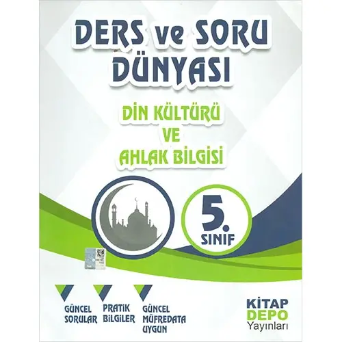 5.Sınıf Din Kültürü Ders ve Soru Dünyası Kitap Depo Yayınları