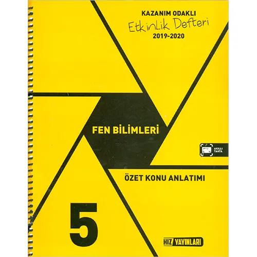 5.Sınıf Fen Bilimleri Etkinlik Defteri Hız Yayınları