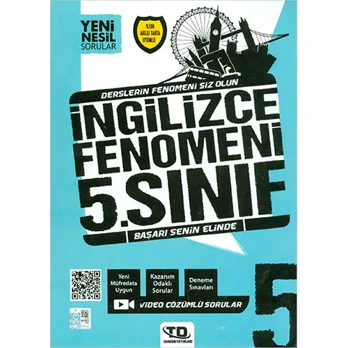 5.Sınıf İngilizce Fenomeni Soru Bankası Tandem Yayınları