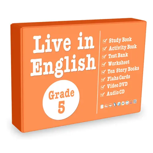 5.Sınıf İngilizce Öğrenme Seti Live in English