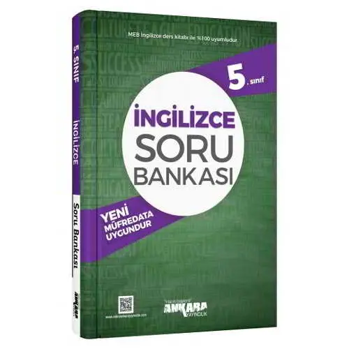 5.Sınıf İngilizce Soru Bankası Ankara Yayıncılık