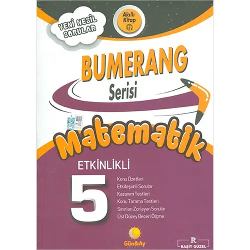 5.Sınıf Matematik Etkinlikli Bumerang Serisi Günay Yayınları