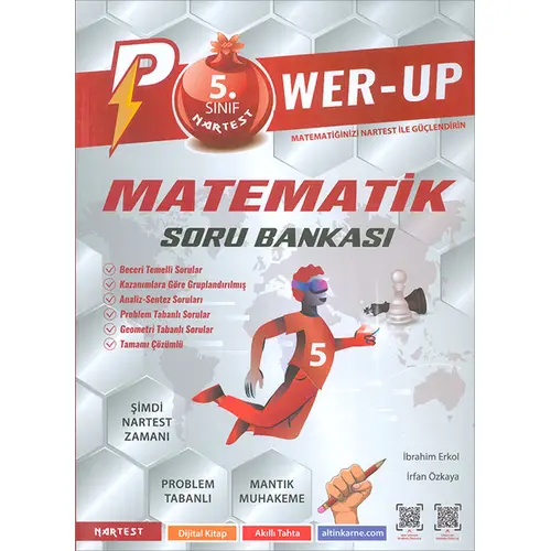 5.Sınıf Power-up Matematik Soru Bankası Nartest Yayınevi