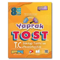 8.Sınıf T.C. İnkılap Tarihi ve Atatürkçülük Yaprak Tost Süpersonik Yayınları