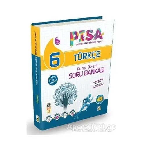 6. Sınıf Pisa 4B Türkçe Soru Bankası - Mehmet Cesur - Damla Yayınevi