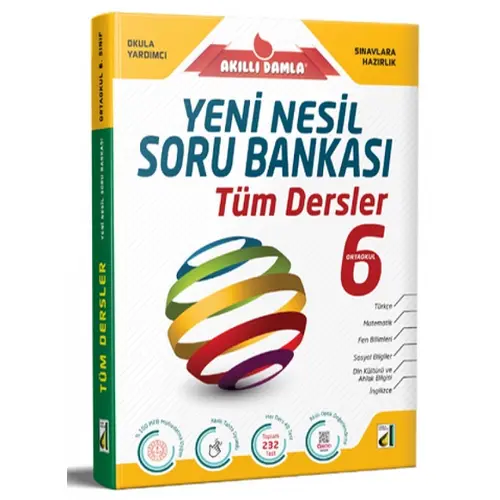 6. Sınıf Tüm Dersler Yeni Nesil Soru Bankası - Damla Yayınevi