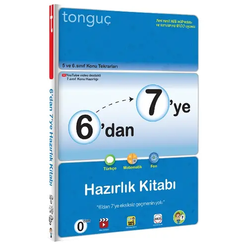 6’dan 7’ye Hazırlık Kitabı Tonguç Akademi