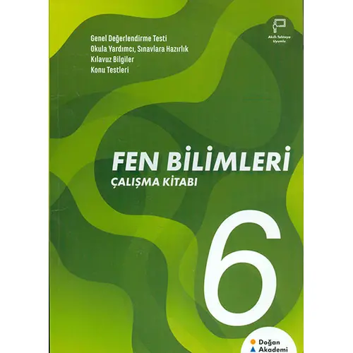 6.Sınıf Fen Bilimleri Çalışma Kitabı Doğan Akademi