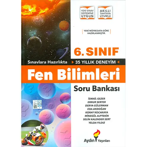 6.Sınıf Fen Bilimleri Soru Bankası Aydın Yayınları