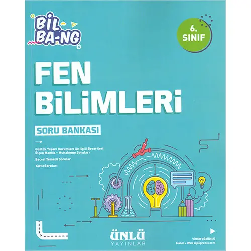 6.Sınıf Fen Bilimleri Soru Bankası Ünlü Yayınları