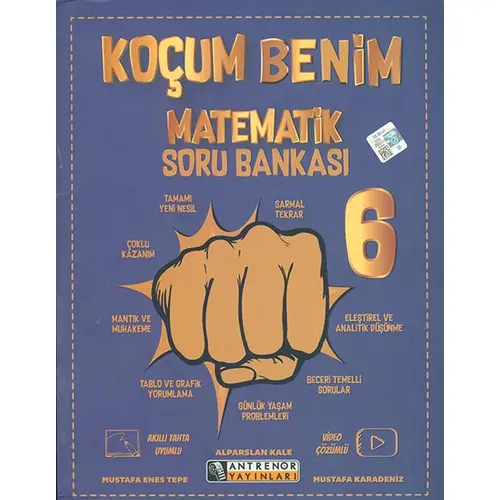 6.Sınıf Matematik Koçum Soru Bankası Antrenör Yayınları