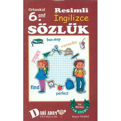 6.Sınıf Resimli İngilizce Sözlük Dahi Adam Yayınları