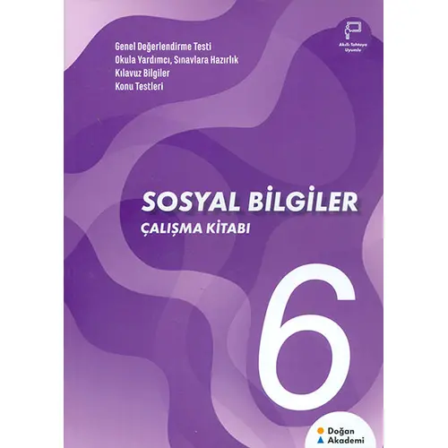 6.Sınıf Sosyal Bilgiler Çalışma Kitabı Doğan Akademi