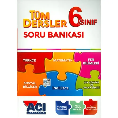 6.Sınıf Temel Dersler Soru Bankası Açı Yayınları