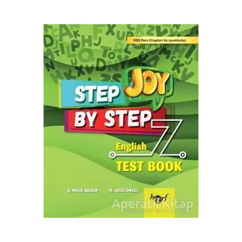 7. Sınıf English Step by Step Test Book - S. Müge Akgün - Harf Eğitim Yayıncılık