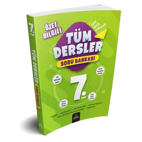 7. Sınıf Tüm Dersler Soru Bankası - 4 Element Yayınları