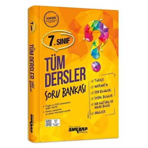 7. Sınıf Tüm Dersler Soru Bankası Ankara Yayıncılık