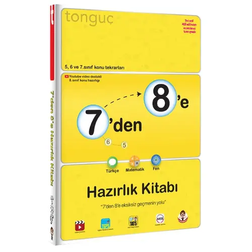 7’den 8’e Hazırlık Kitabı Tonguç Akademi