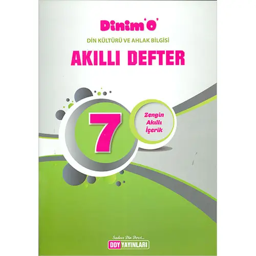 7.Sınıf Din Kültürü ve Ahlak Bilgisi Çalışma Defteri DDY Yayınları