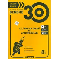 8.Sınıf İnkılap Tarihi 30 Deneme Hız Yayınları