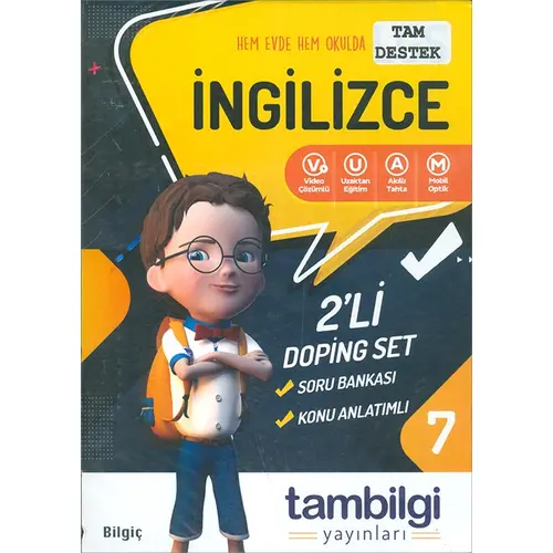 7.Sınıf İngilizce 2li Doping Set Tam Bilgi Yayınları