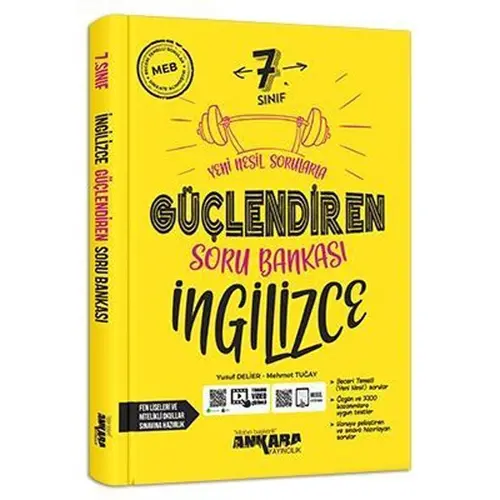 7.Sınıf İngilizce Güçlendiren Soru Bankası Ankara Yayıncılık