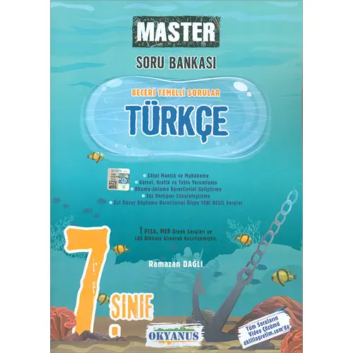 7.Sınıf Master Türkçe Soru Bankası Okyanus Yayınları