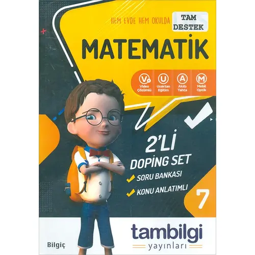 7.Sınıf Matematik 2li Doping Set Tam Bilgi Yayınları