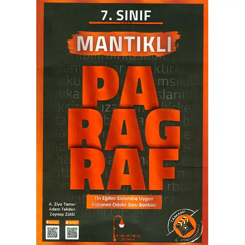 7.Sınıf Paragraf Mantıklı Soru Bankası Edebiyat Sokağı Yayınları