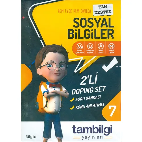 7.Sınıf Sosyal Bilgiler 2li Doping Set Tam Bilgi Yayınları