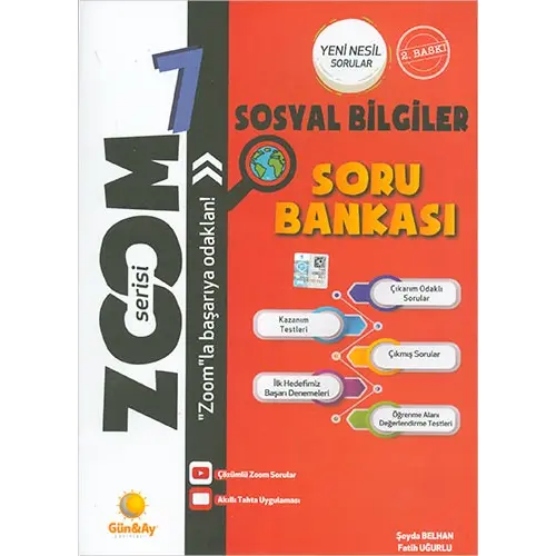 7.Sınıf Sosyal Bilgiler Zoom Soru Bankası Günay Yayınları