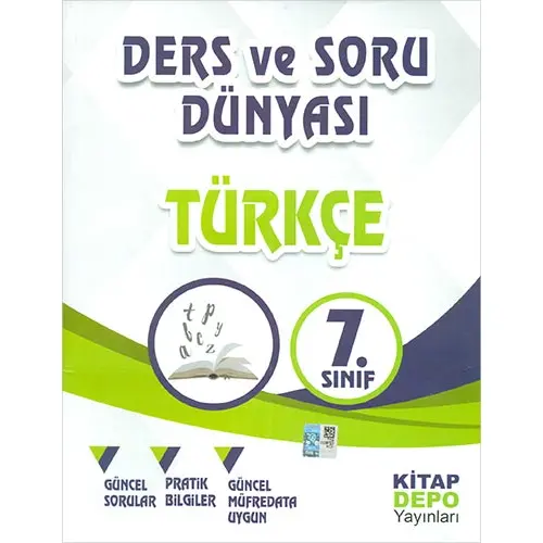 7.Sınıf Türkçe Ders ve Soru Dünyası Kitap Depo Yayınları