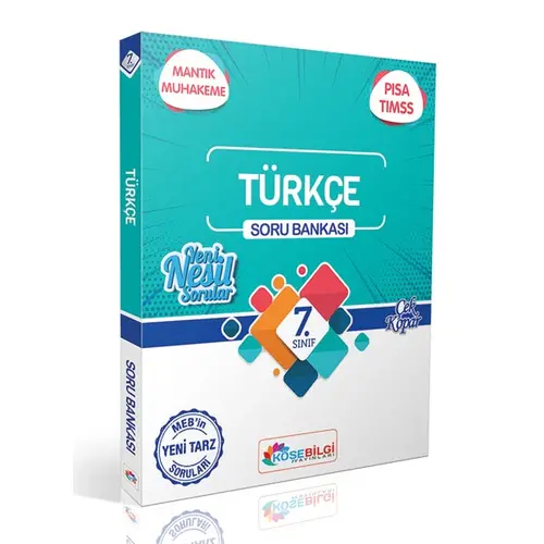 7.Sınıf Türkçe Soru Bankası KöşeBilgi Yayınları