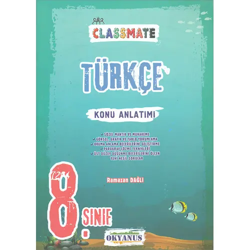 8. Sınıf Classmate Türkçe Konu Anlatımı Okyanus Yayınları